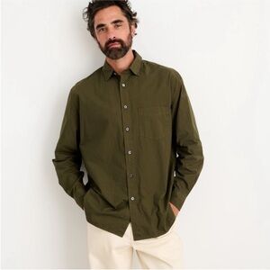 ALEX MILL NEW easy Shirt 100% Cotton - XL - Military Olive